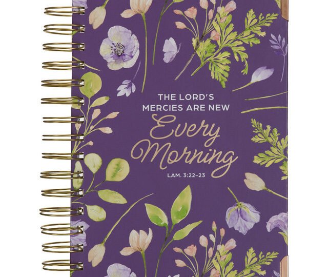 The LordsMercies Are New Every Morning Spiral Notebook