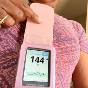 MedMax Case and Freestyle Precision Neo Strips For Libre 3 Reader